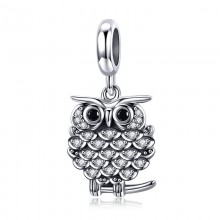 Talisman argint Lovely Owl